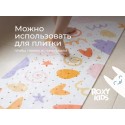 Коврик для ванны антискользящий 40 x 100 см цвет: завитки яркие BM-40100-COLOR