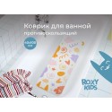 Коврик для ванны антискользящий 40 x 100 см цвет: завитки яркие BM-40100-COLOR