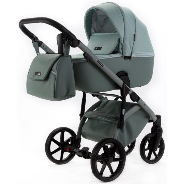 Коляска детская 2 в 1 Adamex Nola Natura цвет: mint 8-mint