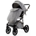 Коляска детская 2 в 1 Adamex Nola Natura цвет: светло-серый N-9-MOON