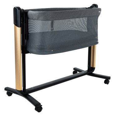 Электроколыбель-манеж 3 в 1 с автокачанием + пульт Д/У Pituso Denia цвет: dark grey / темно-серый