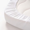 Простыня на резинке детская Perina Semi-oval, артикул: ПР-С.100.70.3, цвет: белый, размер: 100х70см, для матраца с закругленными углами, п/э пакет