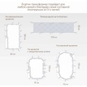 Защита для детской кроватки /стеганый бортик Slim цвет: бежевый СБ.120-SM.04