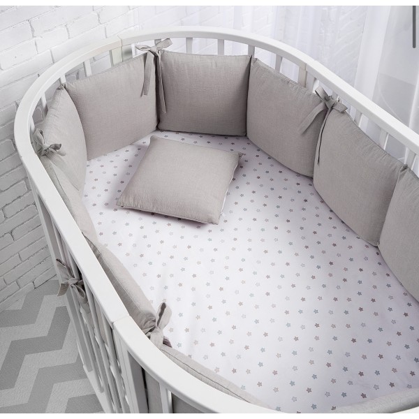 Защита-бампер для детской кроватки 