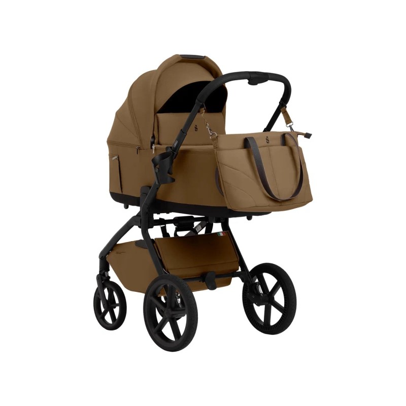 Коляска детская 2в1 со складной люлькой SBL Orso цвет: Brown