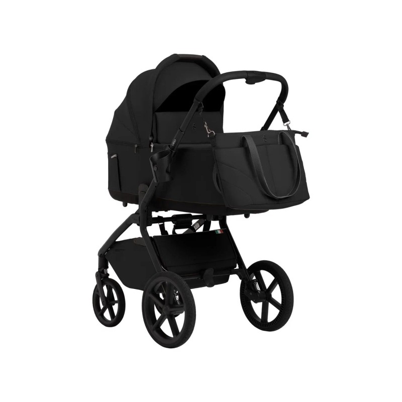 Коляска детская 2в1 со складной люлькой SBL Orso цвет: Black