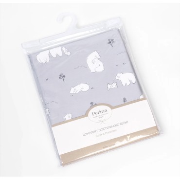 Комплект постельного белья 3 предмета Zefir цвет: голубой ZF3-1.10/40