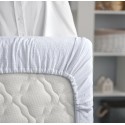 Простыня на резинке детская Perina MUSLIN Артикул: ПР-М.120.1.23, цвет: голубая пастель, размер 120х60см, для прямоугольного матраца, п/э пакет