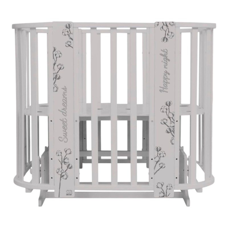 Кровать-трансформер детская 5 в1 Sweet Baby Arte цвет: Кашемир/хлопок