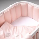 Защита фенс-бортик для детской кроватки Sateen Collection цвет: розовый ФБ-1.03.07 Защита фенс-бортик для детской кроватки Sateen Collection цвет: розовый ФБ-1.03.07