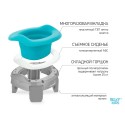 Горшок дорожный складной с многоразовой вкладкой HandyPotty 3 в 1 цвет: серый