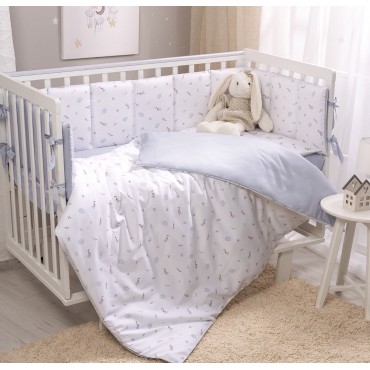 Комплект постельного белья 6 предметов Sleepy цвет: голубой КПП6.120-SL.10
