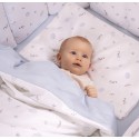 Комплект постельного белья 6 предметов Sleepy цвет: голубой КПП6.120-SL.10