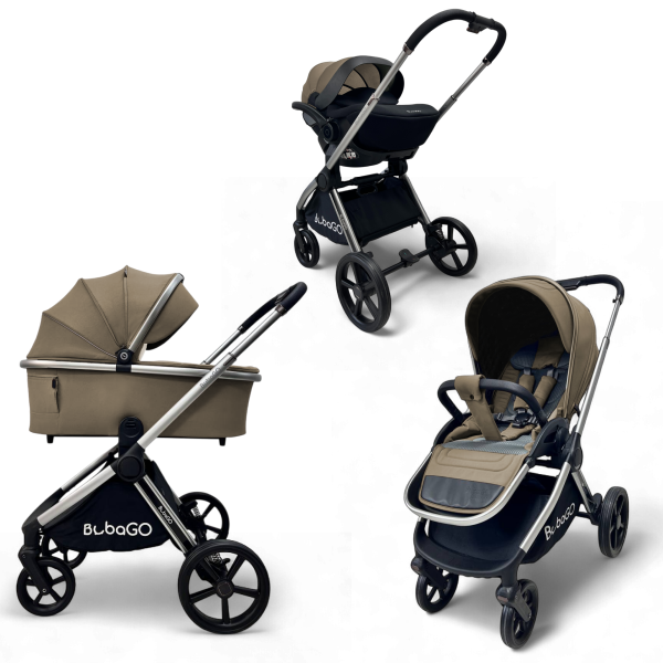 Коляска детская 3 в 1 Bubago Gaudi цвет: бежевый BG 195-2