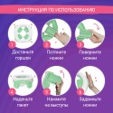 Горшок дорожный складной с многоразовой вкладкой HandyPotty 3 в 1 цвет: графит и вкладка графит