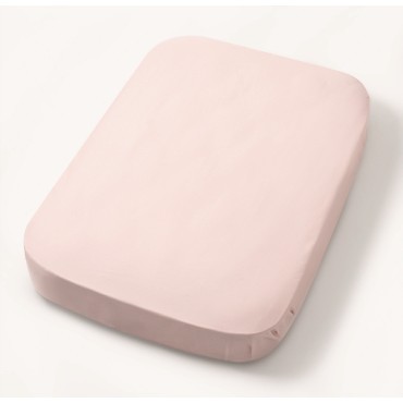 Простыня на резинке детская 100*70 см цвет: розовый ПР-С.100.70.7