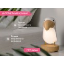 Ночник детский интерьерный TOUCAN с аккумулятором цвет: белый RTCN-001-W