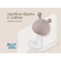 Силиконовый прорезыватель с погремушкой 