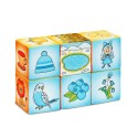 Игрушка развивающая Мякиши кубики Азбука цвета В924