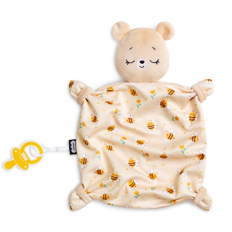 Игрушка- комфортер Мякиши Мишка Барни с держателем для соски 915 Игрушка- комфортер Мякиши Мишка Барни с держателем для соски 915