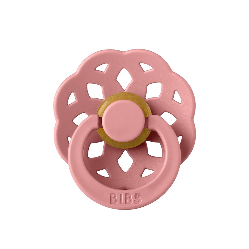 Cоска-пустышка BIBS Boheme Latex 0-6 месяцев цвет: dusty pink 210311