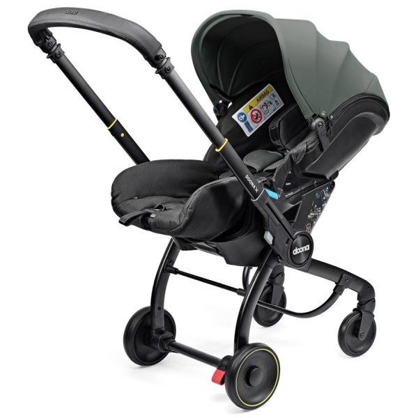 Автокресло-коляска Doona X 0-13 кг цвет: Slate Green (Forest Grey) / серо-зеленый