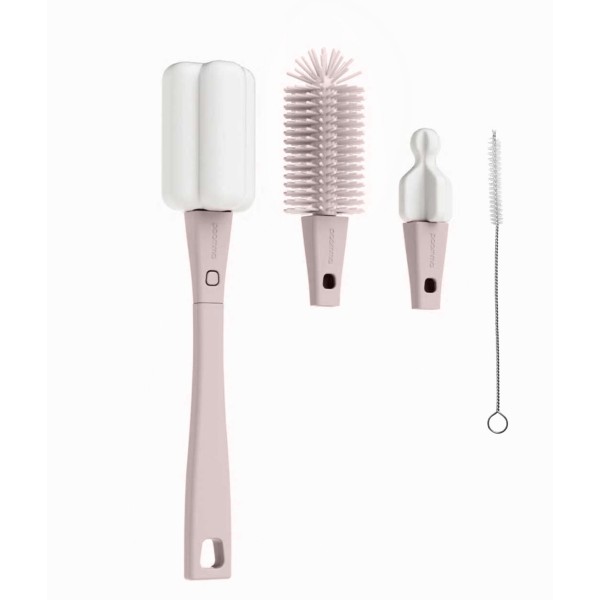 Набор ершиков для мытья бутылочек 4в1 Paomma цвет: mushroom BR121