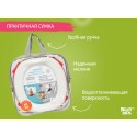 Горшок дорожный складной с многоразовой вкладкой HandyPotty 3 в 1 цвет: фуксия HP-255FG