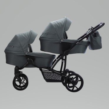Коляска детская для двойни 2 в 1 Bjoy Mimi цвет: серый 111
