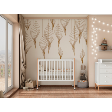 Кроватка детская Lunna Lika Lite на колесах + быстросъемная стенка цвет: белый/бук