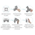 Горшок дорожный складной с многоразовой вкладкой HandyPotty 3 в 1 цвет: серый Горшок дорожный складной с многоразовой вкладкой HandyPotty 3 в 1 цвет: серый