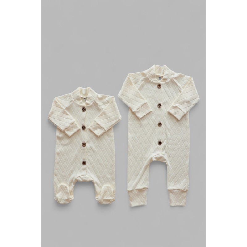 Слип из органического хлопка 68-74 см цвет: кремовый Т-214