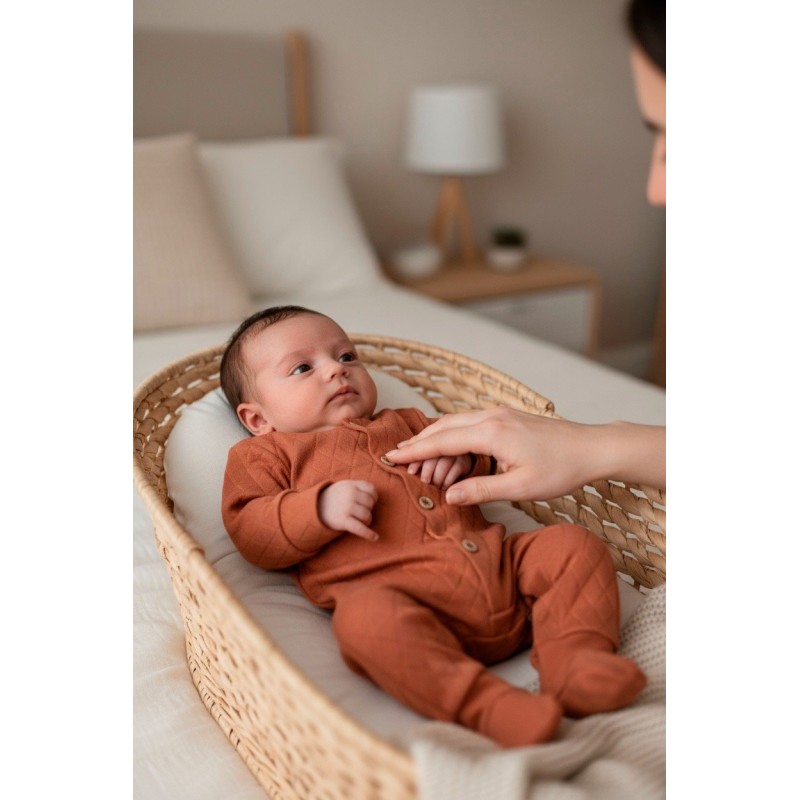 Слип из органического хлопка 50 см цвет: терракотовый Т-214