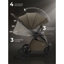 Коляска прогулочная SBL Elegante D цвет: Dark Beige