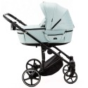 Коляска детская 2 в 1 Adamex Zico New Tip ткань цвет: ментол TK-27