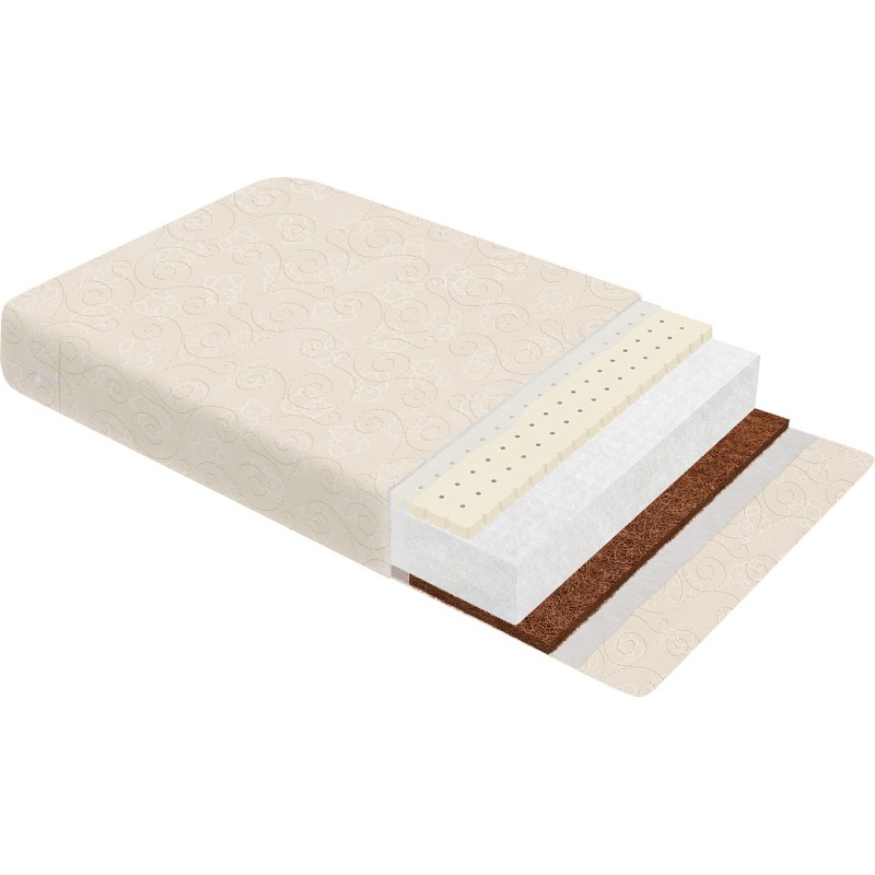 Матрас для прямоугольной кровати 120*60*10  Баюшка ХКЛ10