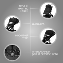 Детская коляска Bubago Lotta Thermo 3 в 1 цвет: Черный BG 150-1