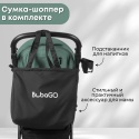 Коляска детская прогулочная BubaGo Model Cross City LUX цвет: зеленый BG 168-4