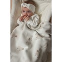 Вязаный детский плед Animal Sheeps 80*120 цвет: кремовый W164-013-80/120