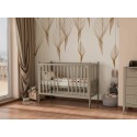 Кроватка детская Lunna Lika Lite на колесах + быстросъемная стенка цвет: капучино