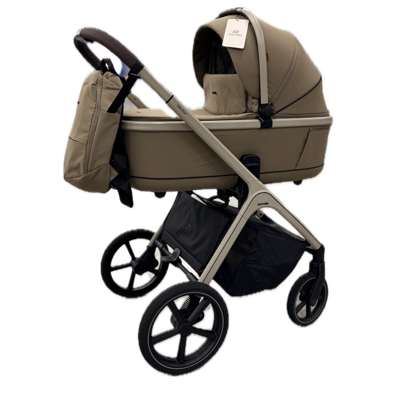Коляска детская 2 в 1 Carrello Vector цвет: Walnut Beige CRL-6550