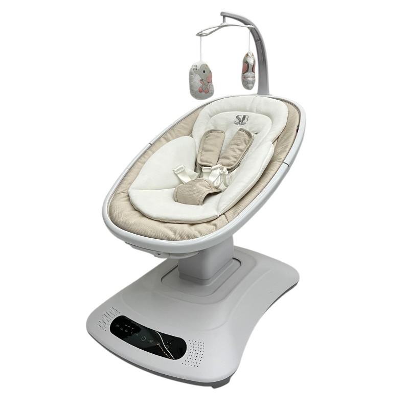 Электрокачели-шезлонг детские Sweet Baby Elisa цвет: бежевая 427659
