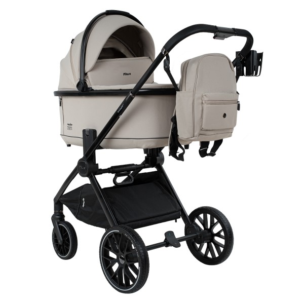 Коляска детская 2 в 1 Pituso Mayla Plus цвет: Beige/Black