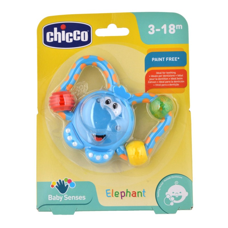 Игрушка-погремушка-прорезыватель Chicco Слоненок