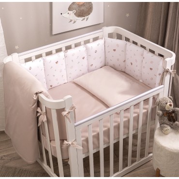 Комплект постельного белья 3 предмета "Una" цвет: бежевый КПБ3.1-UNA.04