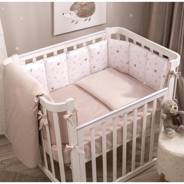 Комплект постельного белья 3 предмета "Una" цвет: бежевый КПБ3.1-UNA.04