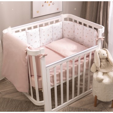 Комплект постельного белья 3 предмета "Una" цвет: розовый КПБ3.1-UNA.07