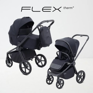 Коляска детская 2 в 1 RANT FLEX Soft Therm цвет: Midnight Black RA112