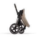 Коляска детская 2 в 1 Cybex Priam IV Rosegold цвет: Cozy Beige