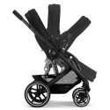 Коляска детская 3 в 1 Cybex Balios S Lux BLK с дождевиками и адаптерами цвет: Moon Black
